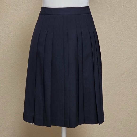 Theory Haidin Wool Pleated Skirt - Picture 1 of 16